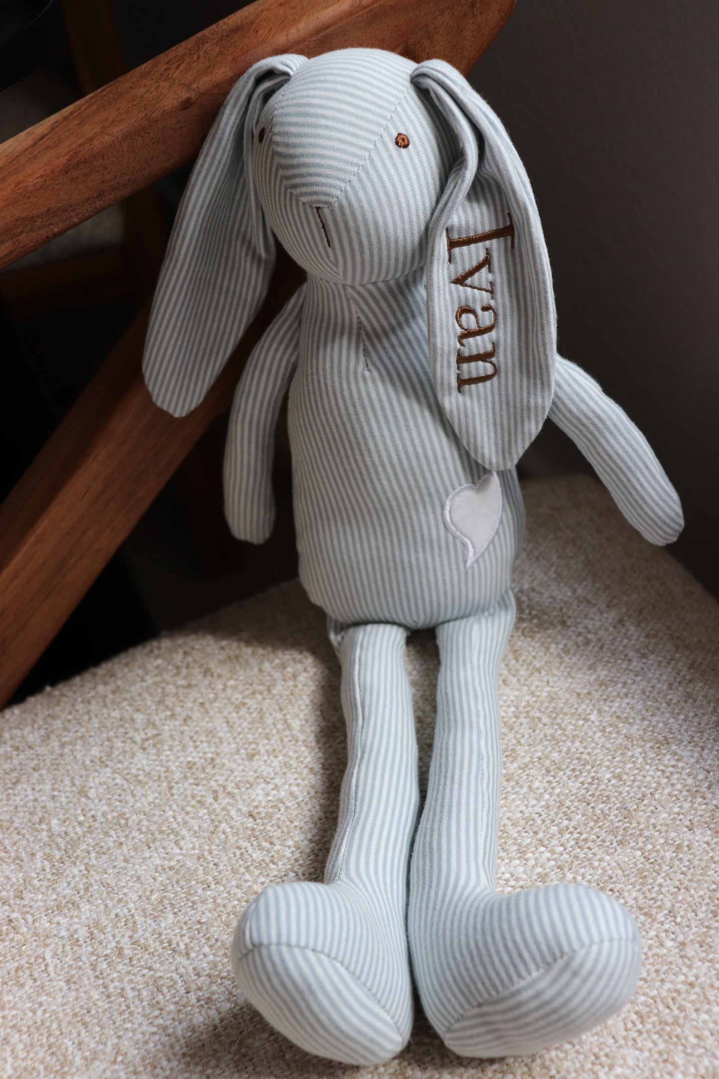 Embroidered Easter Bunny Keepsake