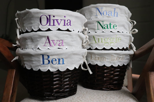 Scalloped Liner Easter Basket (Basket Included!)